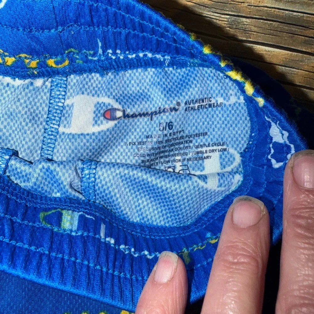 Champion‎ Kids Vibrant Blue Logo Shorts